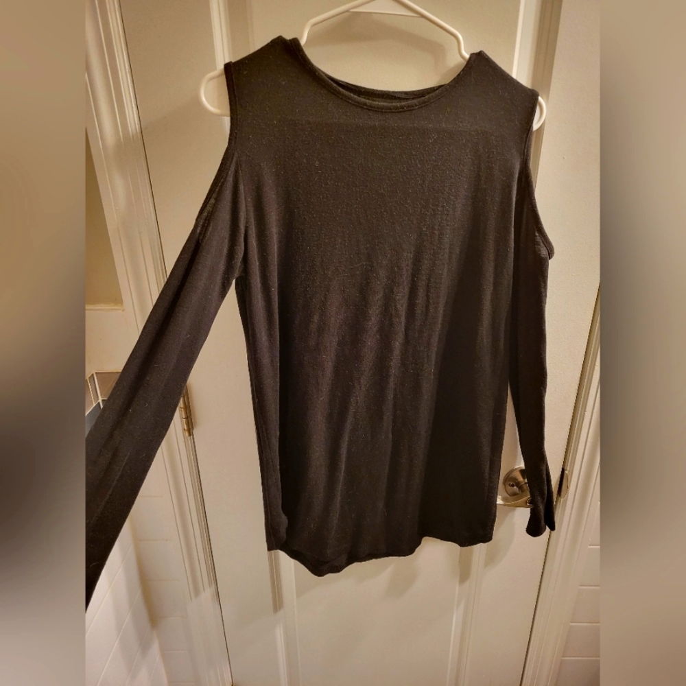 Long sleeve off the shoulder Tunic